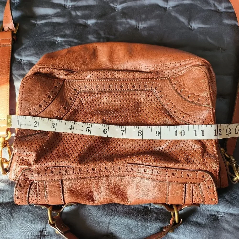 EUC Elegant Tan Sam Edleman Leather Shoulder Bag